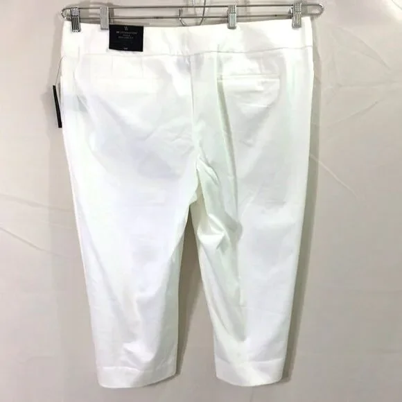 NEW Worthington White Modern Fit Slim Crop Pants New With Tags Womens 18W - Picture 2 of 4